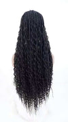 Full Lace 36 Inches Black Boho Goddess Wig