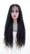 Full Lace 36 Inches Black Boho Goddess Wig